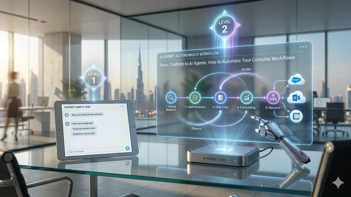 From Chatbots to AI Agents: How to Automate Your Complex Workflows