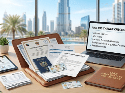 UAE Job Change Document Checklist-webexplorar.com